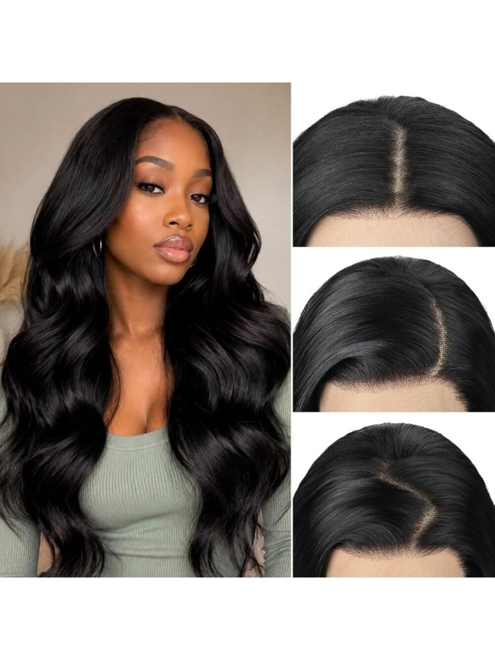 13x4 Body Wave HD Lace Front Wig - Human Hair, Pre-Plucked & Bleached Knots